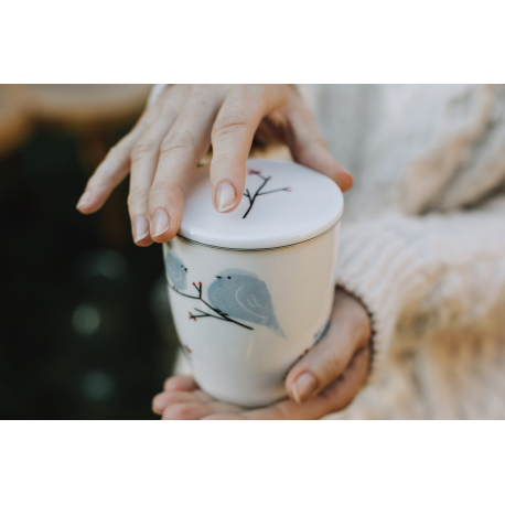 Birds - infuser mug