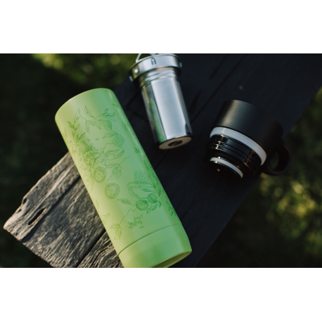 Verde thermos flask with stainless steel strainer 0.45 l
